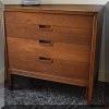 F24. Janus Mid Century Modern 4-drawer chest. 31.5”h x 32”w x 19”d 